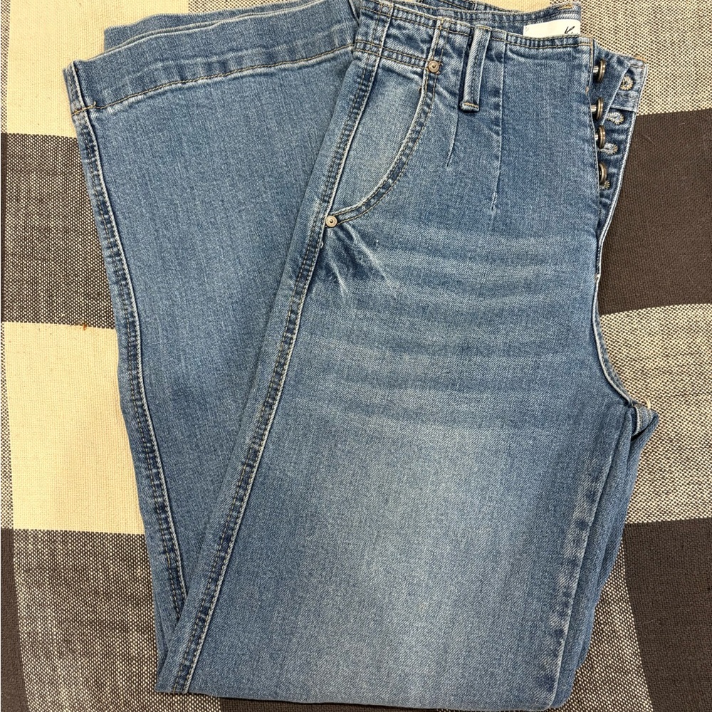 Classic Blue Straight Leg Women's Jeans